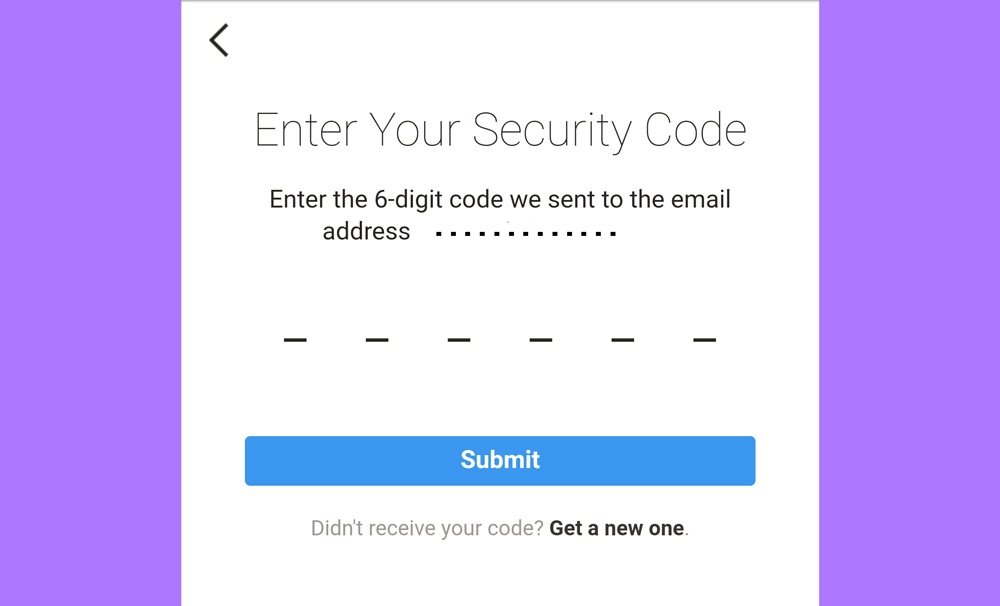 Step-by-step to get Instagram security code on Instagram sent to Email