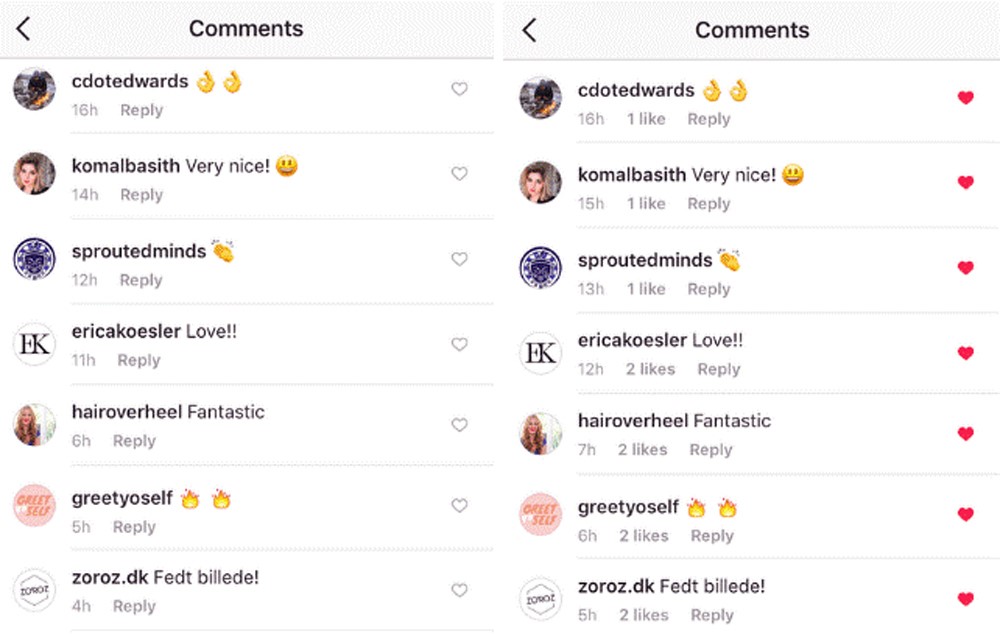 A quick look at the comment search feature on Instagram